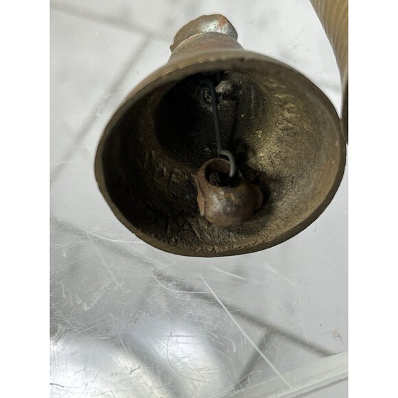 VTG Mid Century Modern 1950s’ HANDMADE BRASS BELLS MADE IN INDIA - Picture 7 of 10